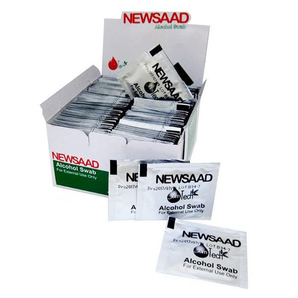 Newsaad A10 100pcs Pack Alcohol Pad