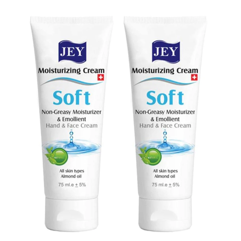 پک دو عددی کرم نرم کننده جی مدل Soft حجم 75ml 