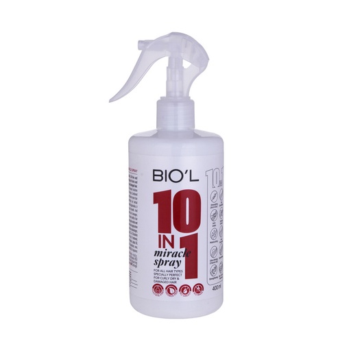 اسپری نرم کننده مو بیول مدل 10IN1 حجم 400ml  مناسب موهای فر     